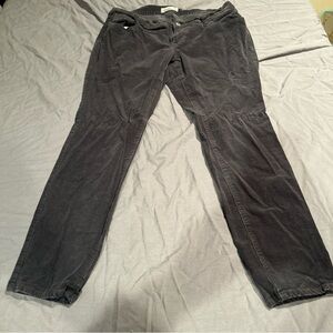 Old Navy Women’s Smokey Blue/Gray Corduroy Pants